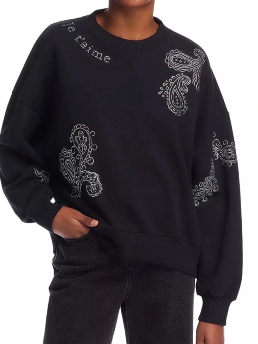 Cinq à SeptBrandy Paisley Sweatshirt sz M